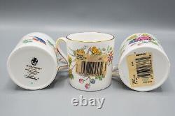 Wedgwood Williamsburg Cuckoo Bond Demitasse Cup & Saucers Set of 8 FREE SHIPPING