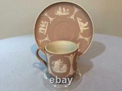 Wedgwood lilac jasper dipped demitasse cup and saucer Wedgwood England