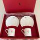 Wedgwood With Ferrari Pair Demitasse Cups & Saucers With Box -unused