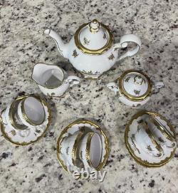 Weimar 17010 Big Flowers 17 Pc Demitasse Set. Made In Germany Brand New