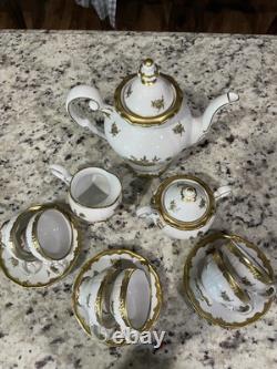 Weimar 17010 Big Flowers 17 Pc Demitasse Set. Made In Germany Brand New