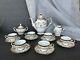 Weimar Porzellan Katharina Vintge German Porcelain Coffee Demitasse Espresso Set