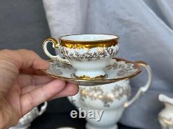 Weimar Porzellan Katharina VINTGE German Porcelain Coffee Demitasse Espresso Set