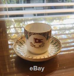 White Star Line Demitasse Cup And Saucer-Near Mint-Circa 1906-1908