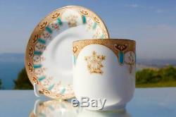 White Star Line Rms Olympic Titanic 1st CL Wisteria Variant Demitasse Cup Saucer