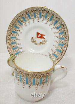 White Star Line Rms Olympic Titanic Era 1st CL Demitasse Cup & Saucer 1906-1907