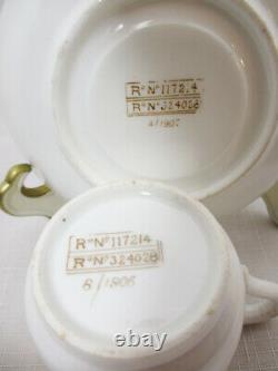White Star Line Rms Olympic Titanic Era 1st CL Demitasse Cup & Saucer 1906-1907