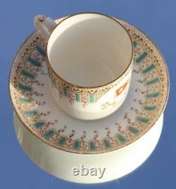 White Star Line Rms Olympic Titanic Era 1st CL Demitasse Cup & Saucer 1906/9 A/f