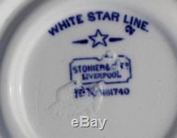 White Star Line Rms Olympic Titanic Era Pattern Bradford Demitasse Cup & Saucer