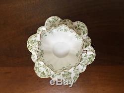 Wileman & Co Shelley GREEN IVY Demitasse Cup & Saucer c. 1889 Set of 6