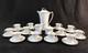Wintering Demitasse Service For 12 Coffee Pot Cups Saucers Creamer Sugar Germany