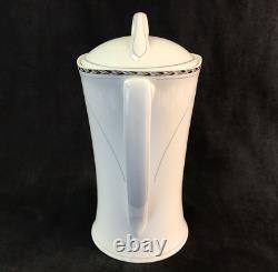 Wintering Demitasse Service for 12 Coffee Pot Cups Saucers Creamer Sugar Germany