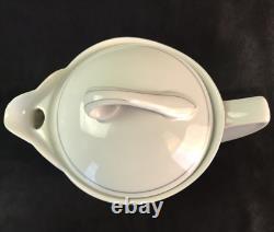 Wintering Demitasse Service for 12 Coffee Pot Cups Saucers Creamer Sugar Germany