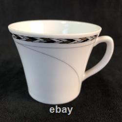 Wintering Demitasse Service for 12 Coffee Pot Cups Saucers Creamer Sugar Germany