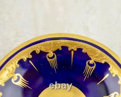X4 Antique C. 1880 Victorian Coalport demitasse cups & saucers by Tiffany & Co