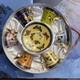 Yedi Butterfly Filigree Rim Demitasse Espresso Cup & Saucer A Set Of 6 Nib